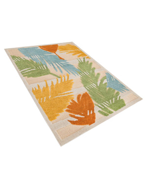 Beige 4' x 6' Aruba Outdoor Rectangle Area Rug Weather Resistant for Patio, Deck, Terrace, Balcony, Porch for Sale at Rug Engine