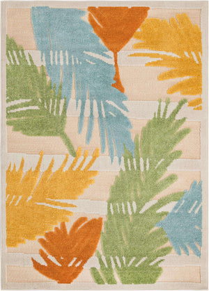Beige 4' x 6' Aruba Outdoor Rectangle Area Rug Weather Resistant for Patio, Deck, Terrace, Balcony, Porch for Sale at Rug Engine