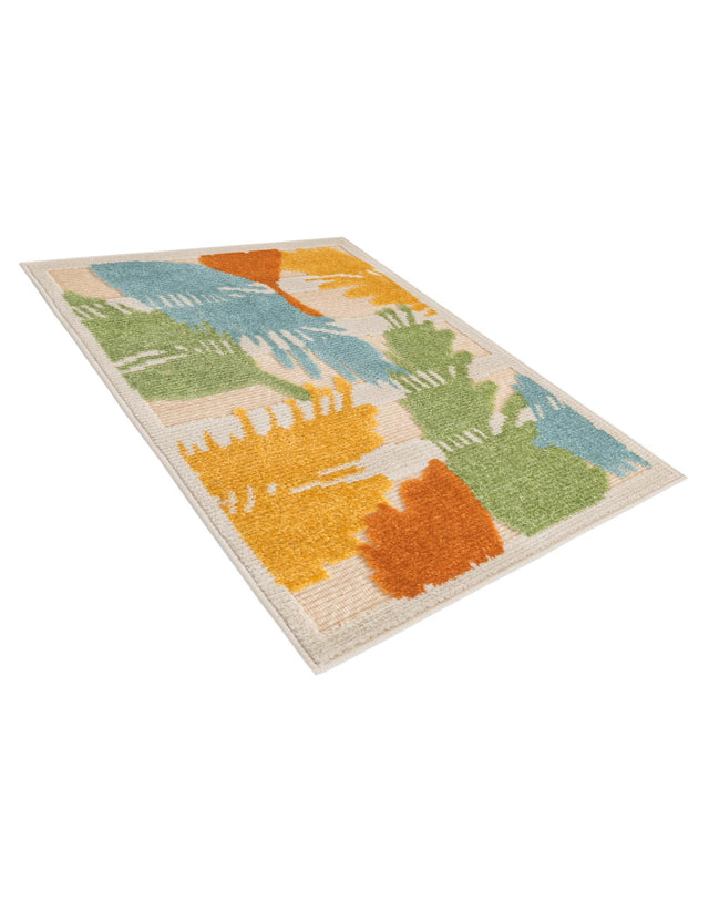 Beige 2' x 3' Aruba Outdoor Rectangle Area Rug Weather Resistant for Patio, Deck, Terrace, Balcony, Porch for Sale at Rug Engine