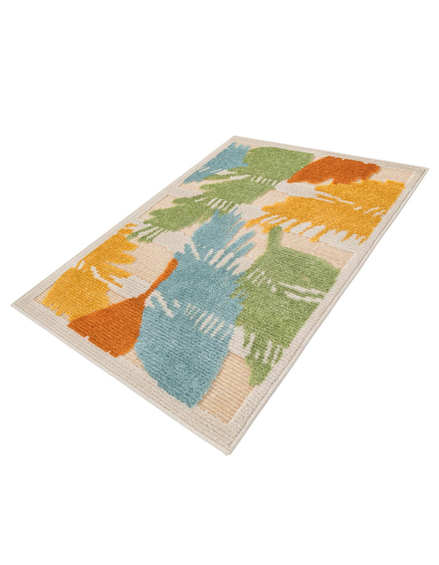 Beige 2' x 3' Aruba Outdoor Rectangle Area Rug Weather Resistant for Patio, Deck, Terrace, Balcony, Porch for Sale at Rug Engine