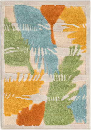 Beige 2' x 3' Aruba Outdoor Rectangle Area Rug Weather Resistant for Patio, Deck, Terrace, Balcony, Porch for Sale at Rug Engine
