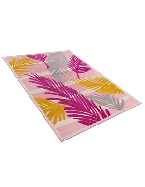 Pink 9' x 12' Aruba Outdoor Rectangle Area Rug Weather Resistant for Patio, Deck, Terrace, Balcony, Porch for Sale at Rug Engine