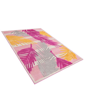Pink 6' x 9' Aruba Outdoor Rectangle Area Rug Weather Resistant for Patio, Deck, Terrace, Balcony, Porch for Sale at Rug Engine