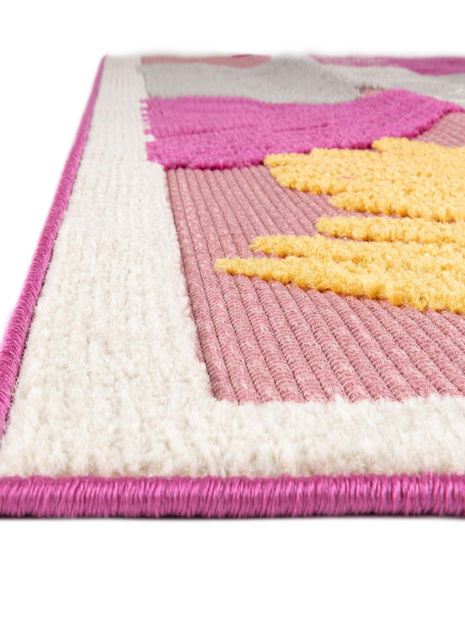 Pink 6' x 9' Aruba Outdoor Rectangle Area Rug Weather Resistant for Patio, Deck, Terrace, Balcony, Porch for Sale at Rug Engine