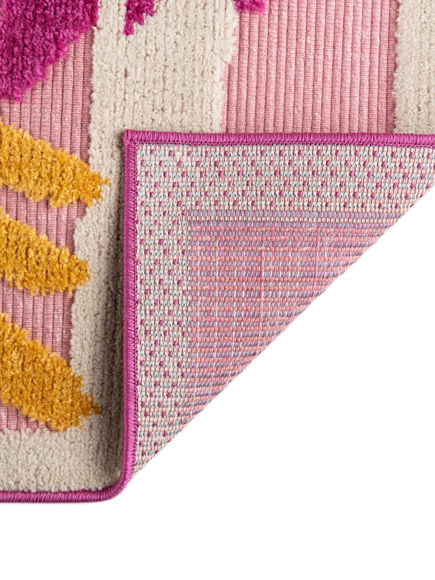 Pink 2' x 3' Aruba Outdoor Rectangle Area Rug Weather Resistant for Patio, Deck, Terrace, Balcony, Porch for Sale at Rug Engine