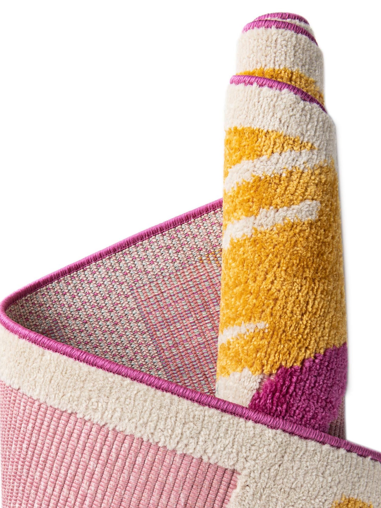 Pink 5' 3 x 8' Aruba Outdoor Rectangle Area Rug Weather Resistant for Patio, Deck, Terrace, Balcony, Porch for Sale at Rug Engine