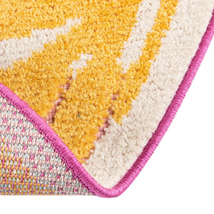 Pink 3' 3 x 3' 3 Aruba Outdoor Round Area Rug Weather Resistant for Patio, Deck, Terrace, Balcony, Porch for Sale at Rug Engine