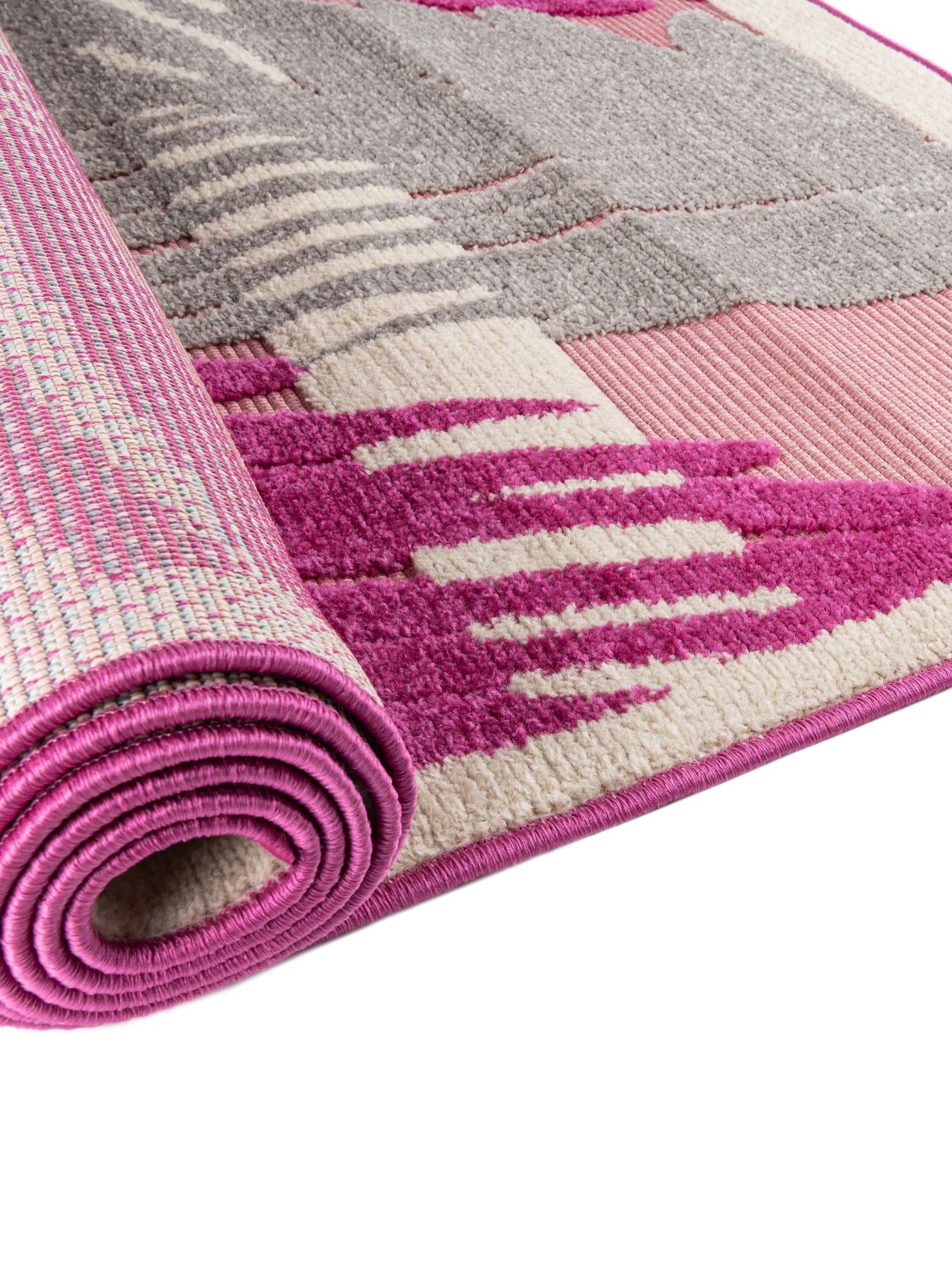 Pink 2' x 10' Aruba Outdoor Runner Area Rug Weather Resistant for Patio, Deck, Terrace, Balcony, Porch for Sale at Rug Engine