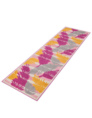 Pink 2' x 10' Aruba Outdoor Runner Area Rug Weather Resistant for Patio, Deck, Terrace, Balcony, Porch for Sale at Rug Engine