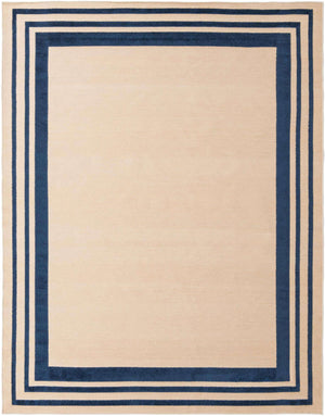 Beige 9' x 12' Aruba Outdoor Rectangle Area Rug Weather Resistant for Patio, Deck, Terrace, Balcony, Porch for Sale at Rug Engine
