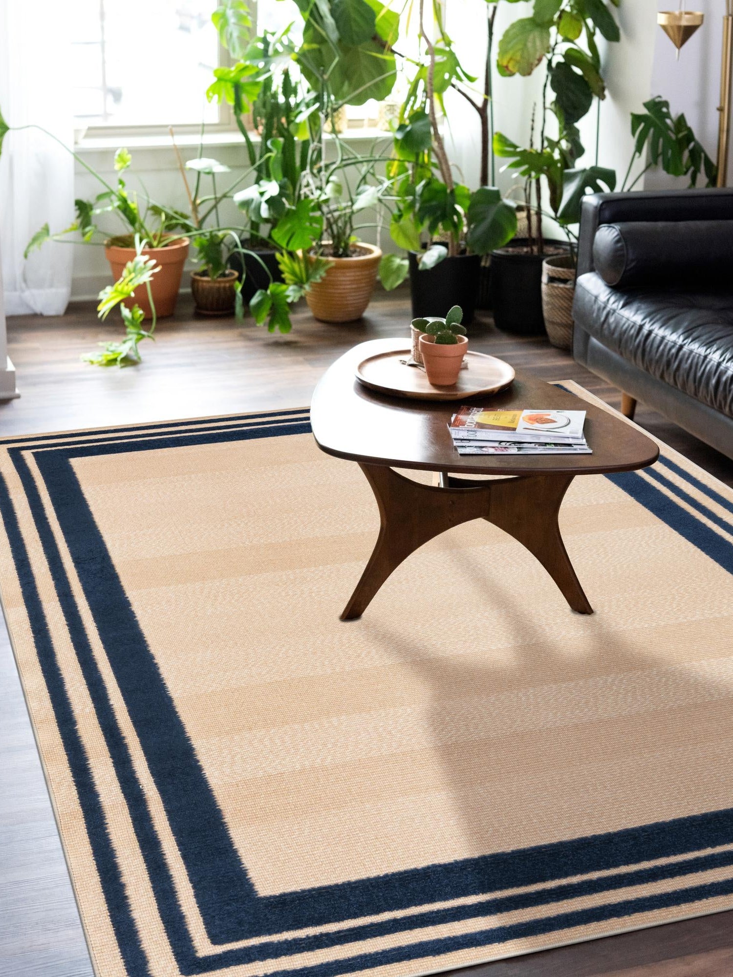 Beige 7' x 10' Aruba Outdoor Rectangle Area Rug Weather Resistant for Patio, Deck, Terrace, Balcony, Porch for Sale at Rug Engine
