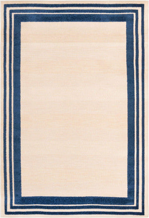 Beige 5' 3 x 8' Aruba Outdoor Rectangle Area Rug Weather Resistant for Patio, Deck, Terrace, Balcony, Porch for Sale at Rug Engine