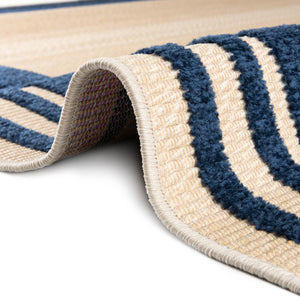 Beige 3' 3 x 3' 3 Aruba Outdoor Round Area Rug Weather Resistant for Patio, Deck, Terrace, Balcony, Porch for Sale at Rug Engine