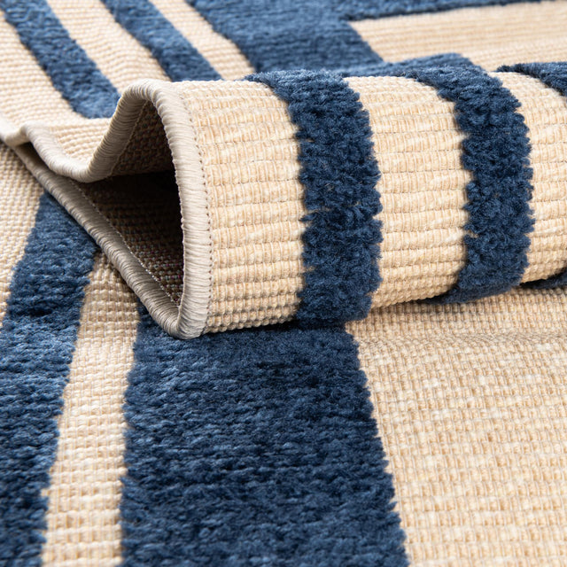 Beige 2' x 8' Aruba Outdoor Runner Area Rug Weather Resistant for Patio, Deck, Terrace, Balcony, Porch for Sale at Rug Engine