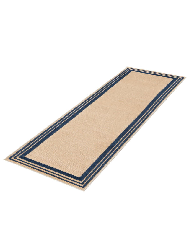 Beige 2' x 8' Aruba Outdoor Runner Area Rug Weather Resistant for Patio, Deck, Terrace, Balcony, Porch for Sale at Rug Engine