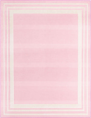 Pink 9' x 12' Aruba Outdoor Rectangle Area Rug Weather Resistant for Patio, Deck, Terrace, Balcony, Porch for Sale at Rug Engine