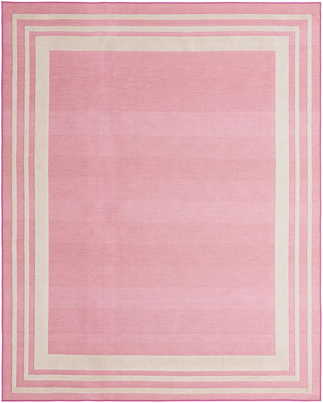 Pink 7' 10 x 10' Aruba Outdoor Rectangle Area Rug Weather Resistant for Patio, Deck, Terrace, Balcony, Porch for Sale at Rug Engine