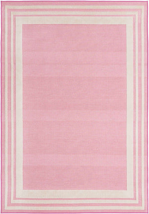 Pink 6' x 9' Aruba Outdoor Rectangle Area Rug Weather Resistant for Patio, Deck, Terrace, Balcony, Porch for Sale at Rug Engine