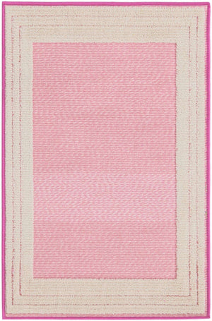 Pink 2' x 3' Aruba Outdoor Rectangle Area Rug Weather Resistant for Patio, Deck, Terrace, Balcony, Porch for Sale at Rug Engine