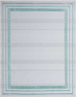 Gray Teal 9' x 12' Aruba Outdoor Rectangle Area Rug Weather Resistant for Patio, Deck, Terrace, Balcony, Porch for Sale at Rug Engine