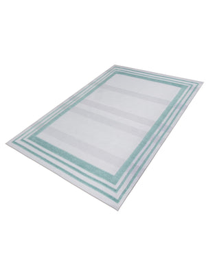Gray Teal 7' 10 x 10' Aruba Outdoor Rectangle Area Rug Weather Resistant for Patio, Deck, Terrace, Balcony, Porch for Sale at Rug Engine