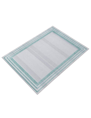 Gray Teal 6' x 9' Aruba Outdoor Rectangle Area Rug Weather Resistant for Patio, Deck, Terrace, Balcony, Porch for Sale at Rug Engine