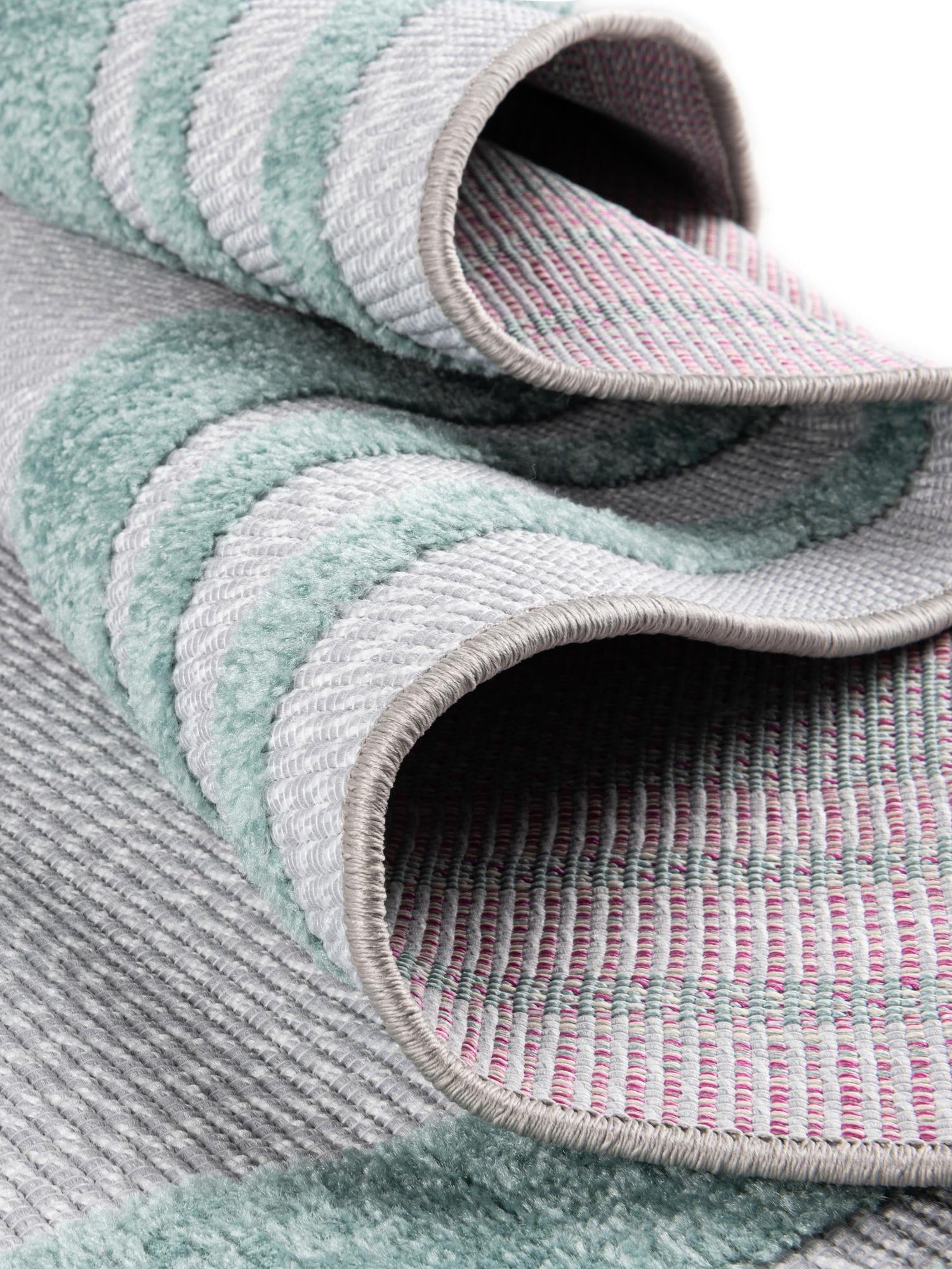 Gray Teal 6' x 9' Aruba Outdoor Rectangle Area Rug Weather Resistant for Patio, Deck, Terrace, Balcony, Porch for Sale at Rug Engine