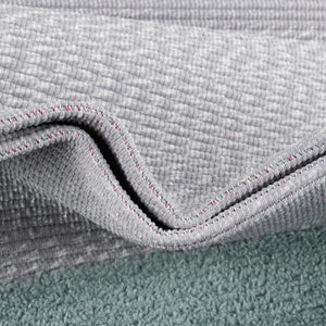 Gray Teal 5' 3 x 5' 3 Aruba Outdoor Round Area Rug Weather Resistant for Patio, Deck, Terrace, Balcony, Porch for Sale at Rug Engine
