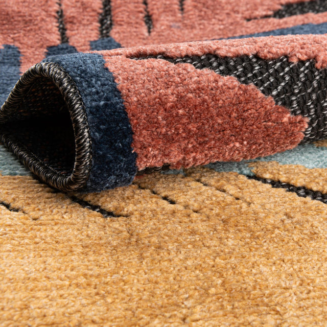 Charcoal 9' x 12' Belize Outdoor Rectangle Area Rug Weather Resistant for Patio, Deck, Terrace, Balcony, Porch 100% Polypropylene Colorful Fun Coastal Modern Carpet for Outside for Sale at Rug Engine