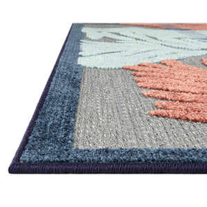 Gray 2' x 3' Belize Outdoor Rectangle Area Rug Weather Resistant for Patio, Deck, Terrace, Balcony, Porch 100% Polypropylene Colorful Fun Coastal Modern Carpet for Outside for Sale at Rug Engine