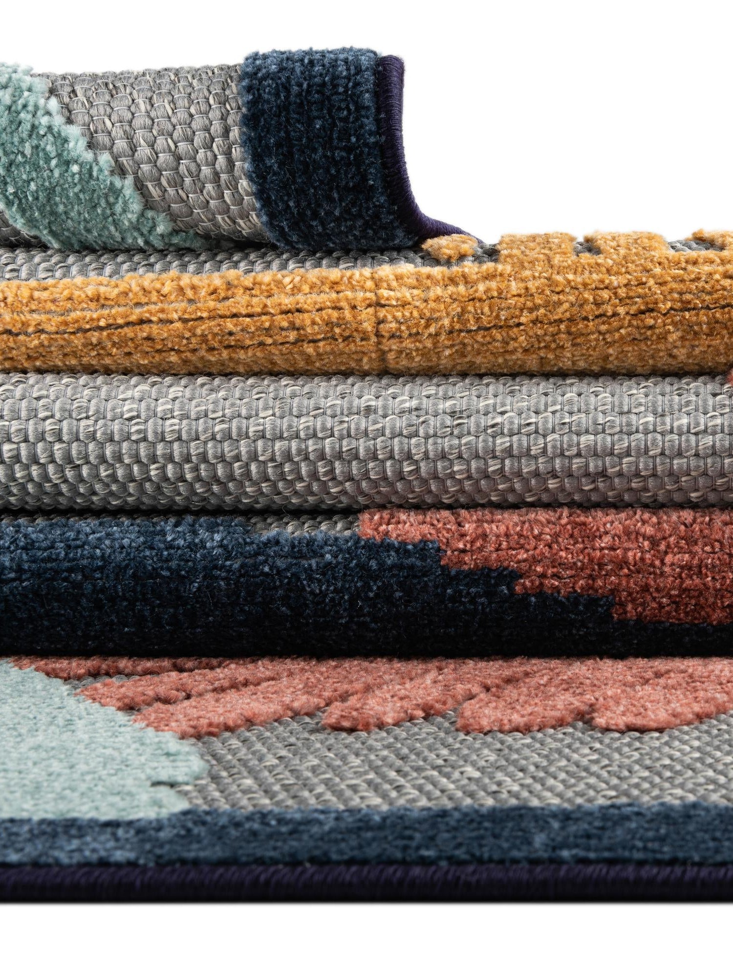 Gray 7' 10 x 7' 10 Belize Outdoor Square Area Rug Weather Resistant for Patio, Deck, Terrace, Balcony, Porch 100% Polypropylene Colorful Fun Coastal Modern Carpet for Outside for Sale at Rug Engine
