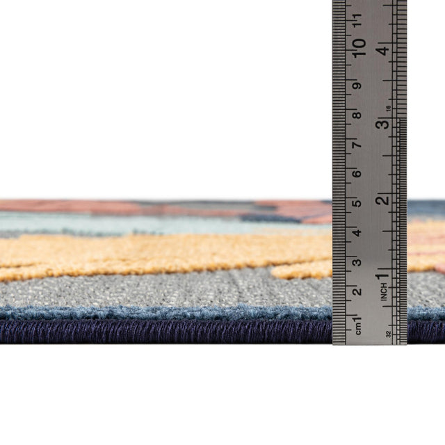 Gray 2' x 8' Belize Outdoor Runner Area Rug Weather Resistant for Patio, Deck, Terrace, Balcony, Porch 100% Polypropylene Colorful Fun Coastal Modern Carpet for Outside for Sale at Rug Engine