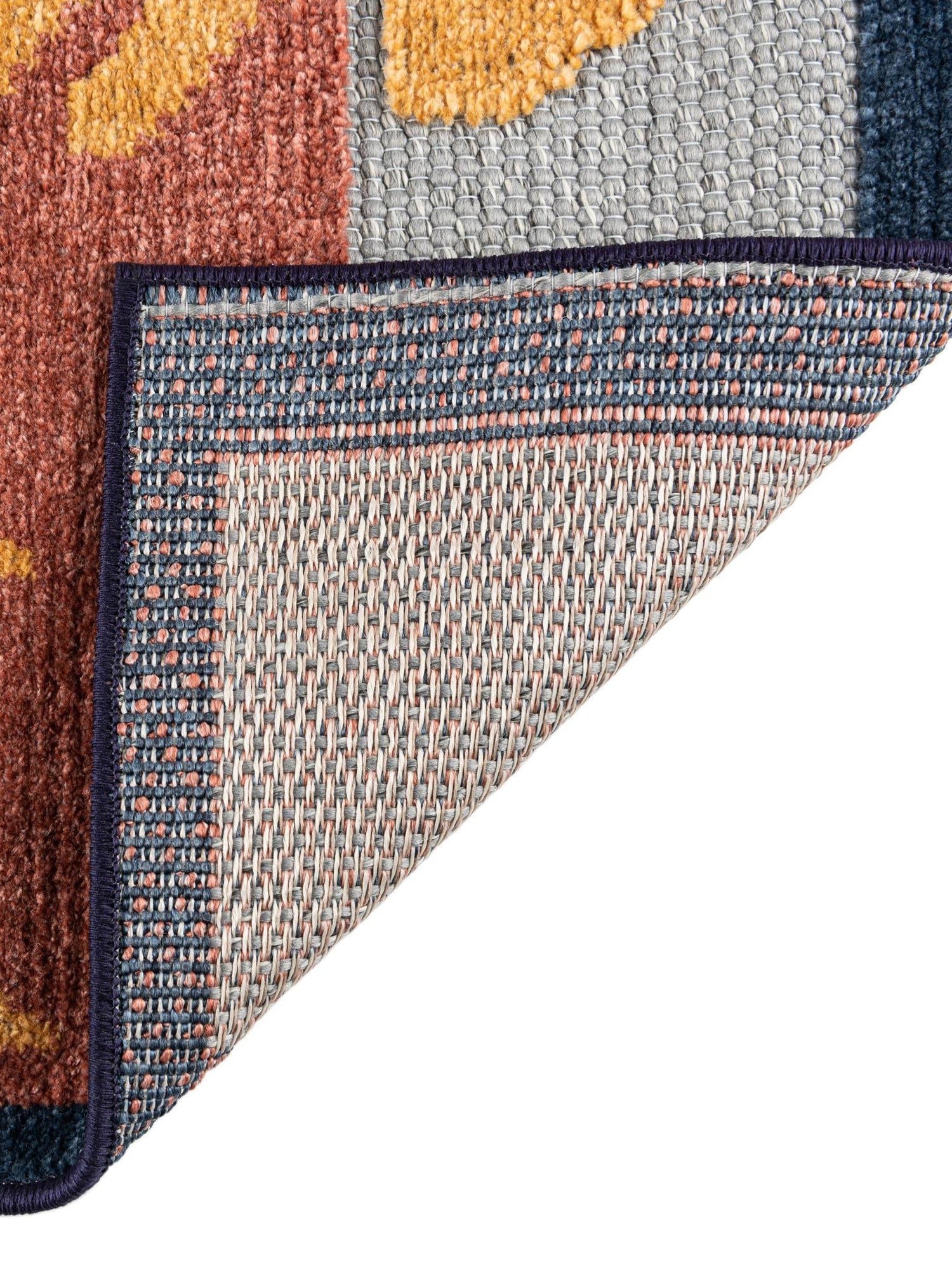 Gray 2' x 10' Belize Outdoor Runner Area Rug Weather Resistant for Patio, Deck, Terrace, Balcony, Porch 100% Polypropylene Colorful Fun Coastal Modern Carpet for Outside for Sale at Rug Engine