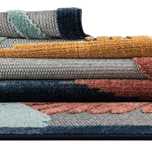 Gray 2' x 8' Belize Outdoor Runner Area Rug Weather Resistant for Patio, Deck, Terrace, Balcony, Porch 100% Polypropylene Colorful Fun Coastal Modern Carpet for Outside for Sale at Rug Engine
