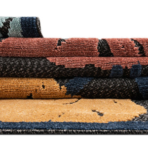 Charcoal 3' 3 x 3' 3 Belize Outdoor Round Area Rug Weather Resistant for Patio, Deck, Terrace, Balcony, Porch 100% Polypropylene Colorful Fun Coastal Modern Carpet for Outside for Sale at Rug Engine