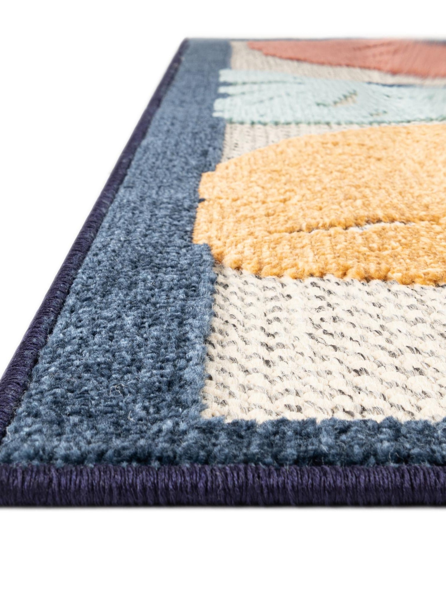 Ivory 7' x 10' Belize Outdoor Rectangle Area Rug Weather Resistant for Patio, Deck, Terrace, Balcony, Porch 100% Polypropylene Colorful Fun Coastal Modern Carpet for Outside for Sale at Rug Engine