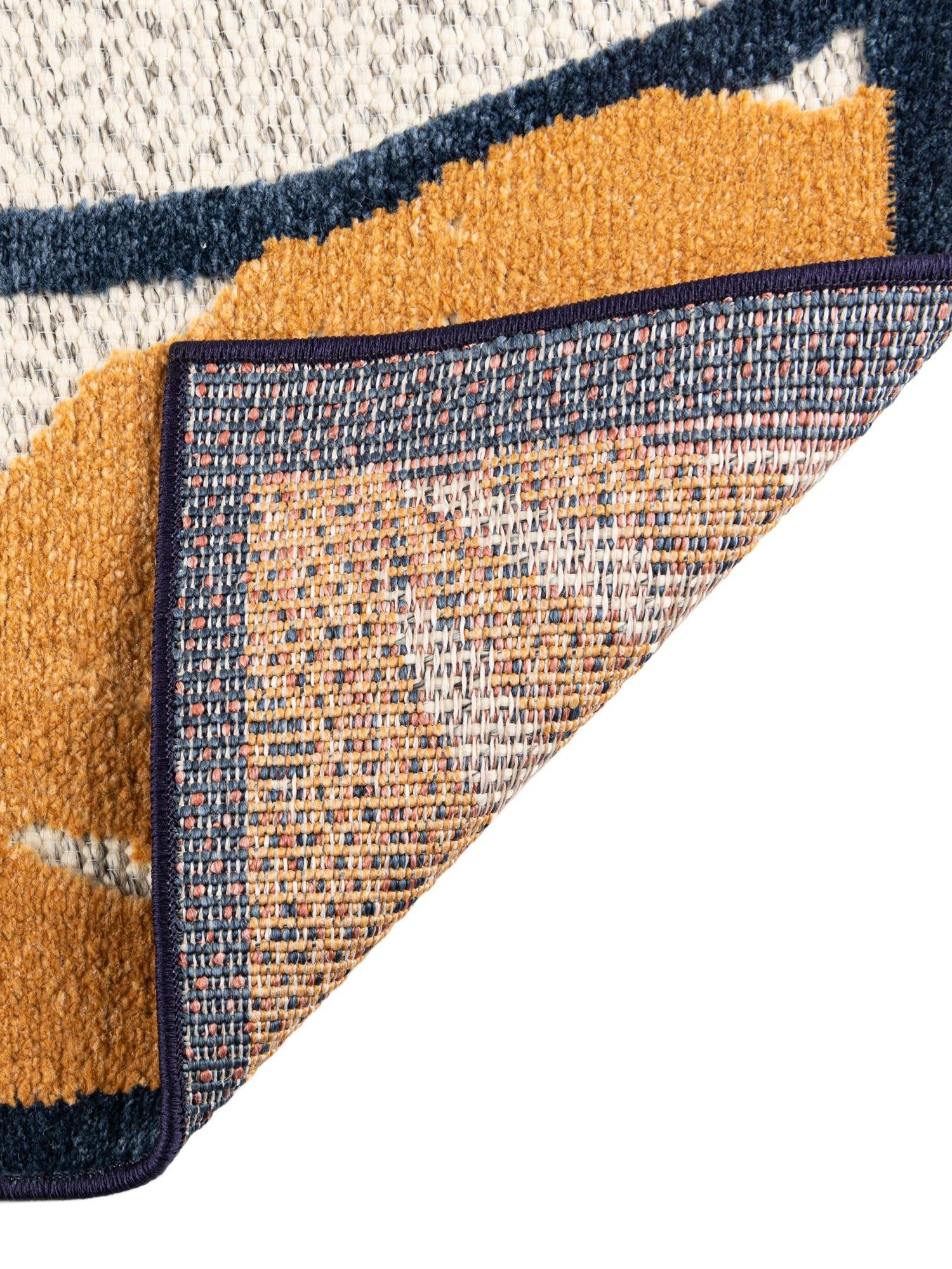 Ivory 6' x 9' Belize Outdoor Rectangle Area Rug Weather Resistant for Patio, Deck, Terrace, Balcony, Porch 100% Polypropylene Colorful Fun Coastal Modern Carpet for Outside for Sale at Rug Engine