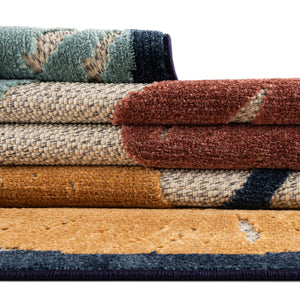 Ivory 9' x 12' Belize Outdoor Rectangle Area Rug Weather Resistant for Patio, Deck, Terrace, Balcony, Porch 100% Polypropylene Colorful Fun Coastal Modern Carpet for Outside for Sale at Rug Engine
