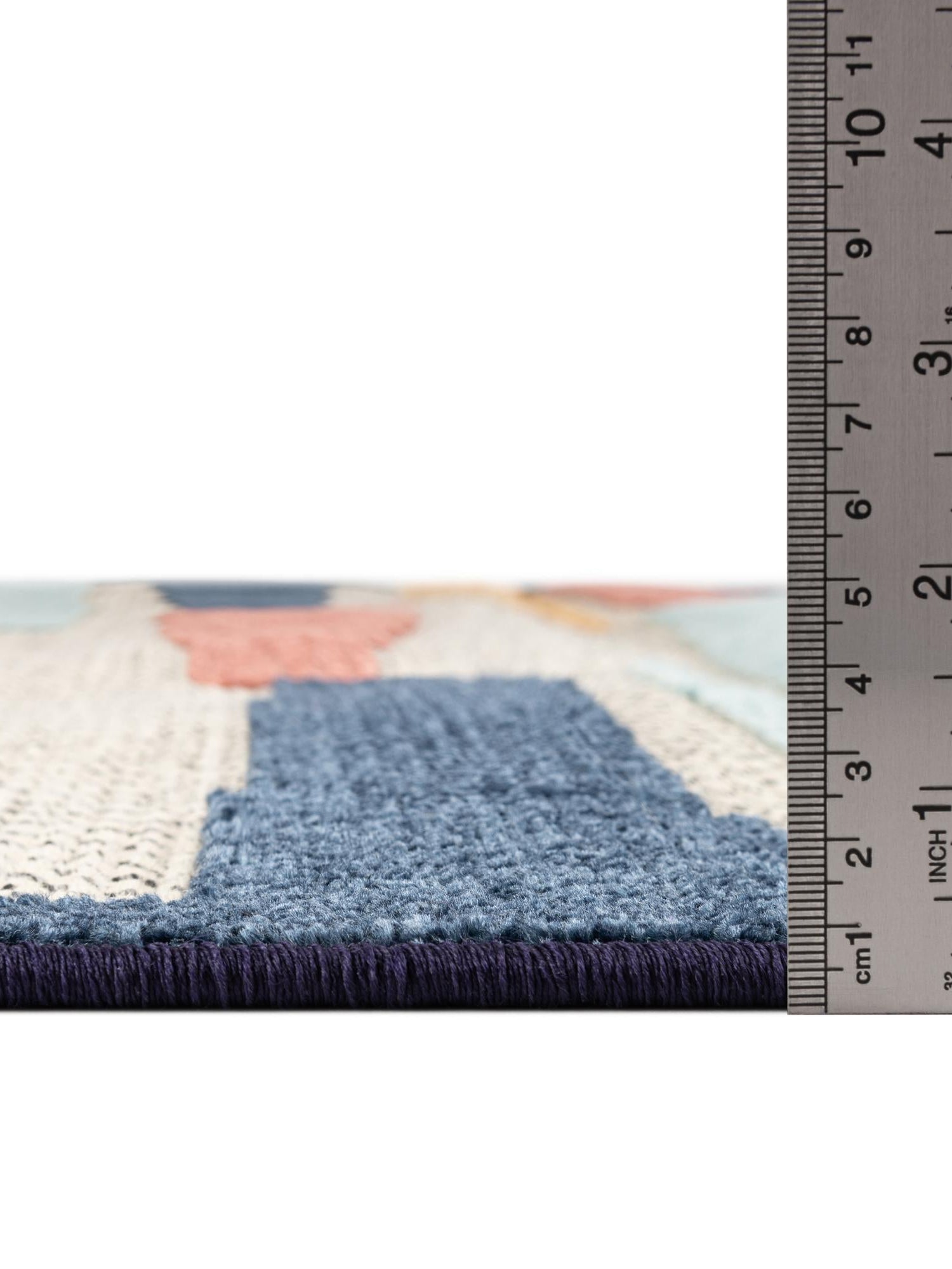 Ivory 6' x 9' Belize Outdoor Rectangle Area Rug Weather Resistant for Patio, Deck, Terrace, Balcony, Porch 100% Polypropylene Colorful Fun Coastal Modern Carpet for Outside for Sale at Rug Engine