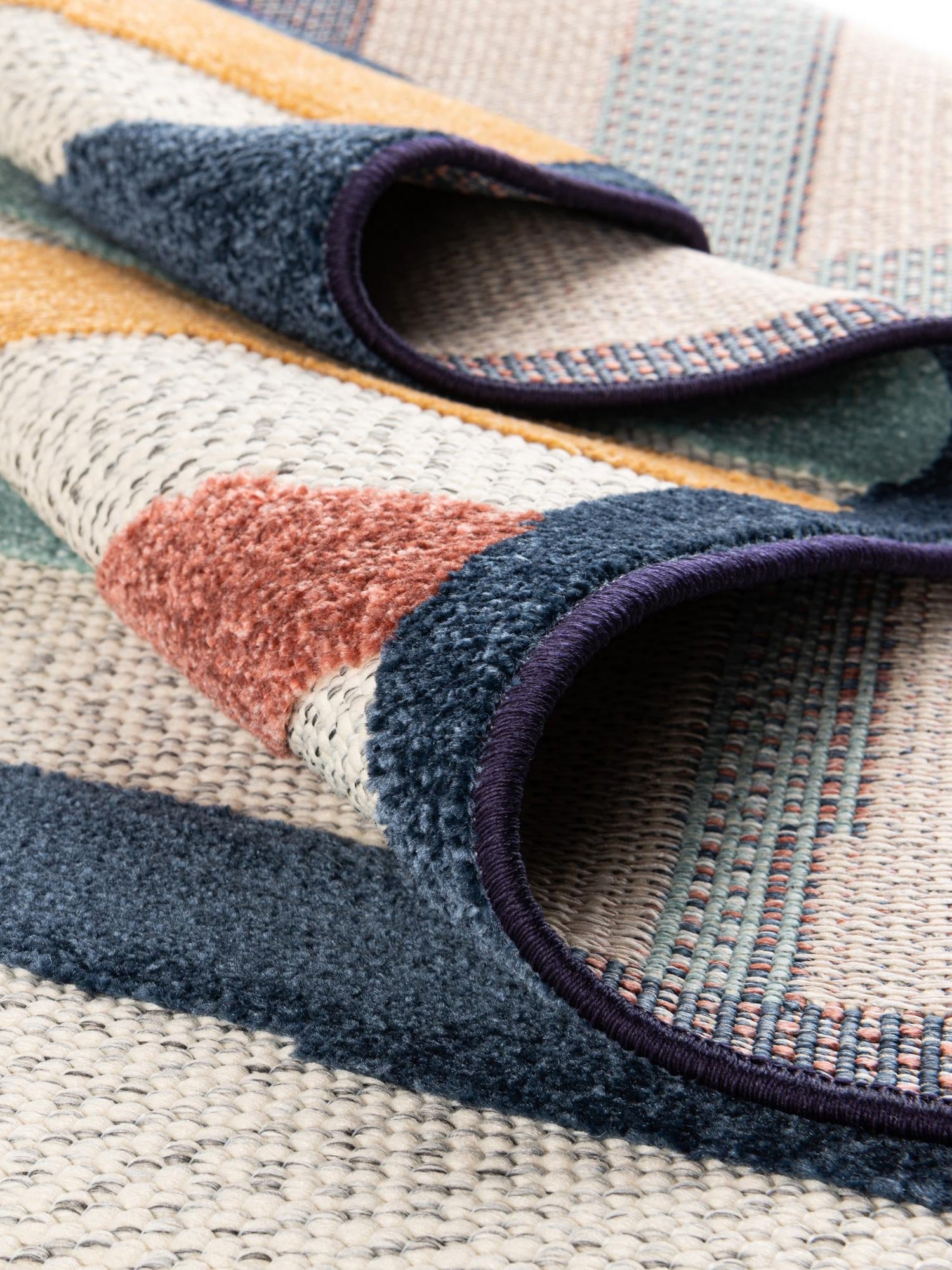 Ivory 7' x 10' Belize Outdoor Rectangle Area Rug Weather Resistant for Patio, Deck, Terrace, Balcony, Porch 100% Polypropylene Colorful Fun Coastal Modern Carpet for Outside for Sale at Rug Engine