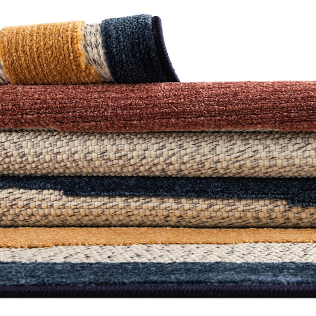 Ivory 7' x 10' Belize Outdoor Rectangle Area Rug Weather Resistant for Patio, Deck, Terrace, Balcony, Porch 100% Polypropylene Colorful Fun Coastal Modern Carpet for Outside for Sale at Rug Engine