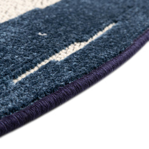 Ivory 3' 3 x 3' 3 Belize Outdoor Round Area Rug Weather Resistant for Patio, Deck, Terrace, Balcony, Porch 100% Polypropylene Colorful Fun Coastal Modern Carpet for Outside for Sale at Rug Engine