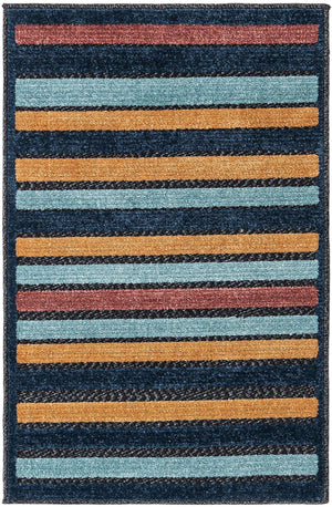 Charcoal 2' x 3' Belize Outdoor Rectangle Area Rug Weather Resistant for Patio, Deck, Terrace, Balcony, Porch 100% Polypropylene Colorful Fun Coastal Modern Carpet for Outside for Sale at Rug Engine