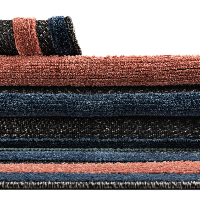 Charcoal 5' 3 x 5' 3 Belize Outdoor Square Area Rug Weather Resistant for Patio, Deck, Terrace, Balcony, Porch 100% Polypropylene Colorful Fun Coastal Modern Carpet for Outside for Sale at Rug Engine