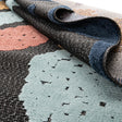 Black 9' x 12' Belize Outdoor Rectangle Area Rug Weather Resistant for Patio, Deck, Terrace, Balcony, Porch 100% Polypropylene Colorful Fun Coastal Modern Carpet for Outside for Sale at Rug Engine