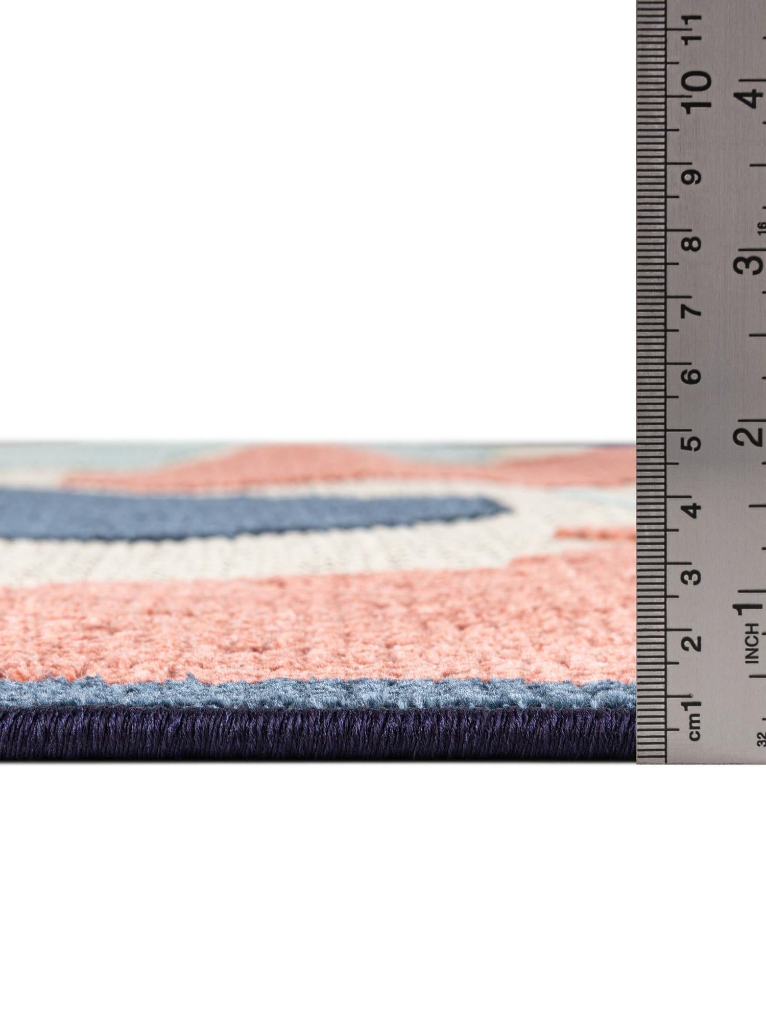White 9' x 12' Belize Outdoor Rectangle Area Rug Weather Resistant for Patio, Deck, Terrace, Balcony, Porch 100% Polypropylene Colorful Fun Coastal Modern Carpet for Outside for Sale at Rug Engine