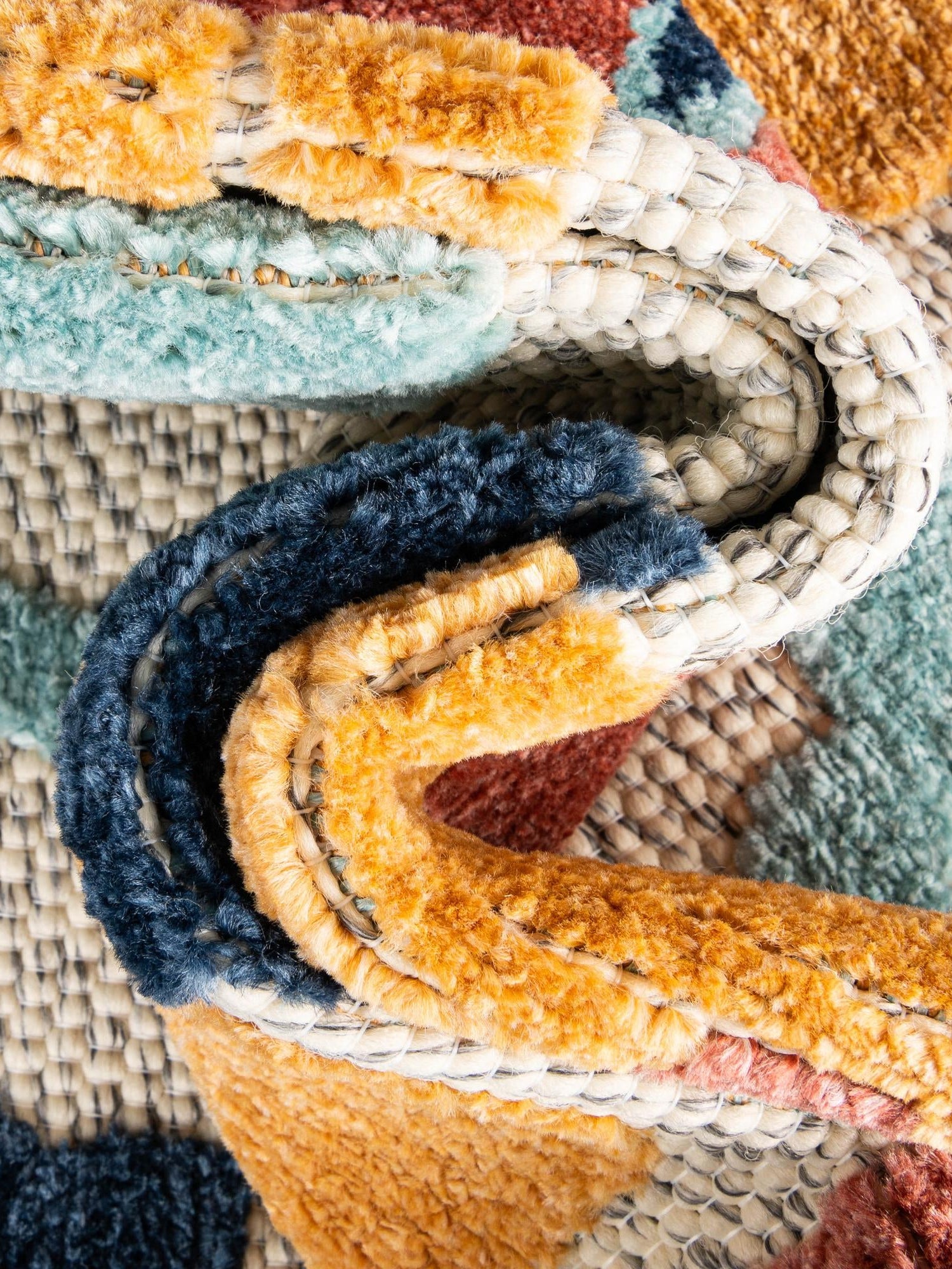 White 9' x 12' Belize Outdoor Rectangle Area Rug Weather Resistant for Patio, Deck, Terrace, Balcony, Porch 100% Polypropylene Colorful Fun Coastal Modern Carpet for Outside for Sale at Rug Engine