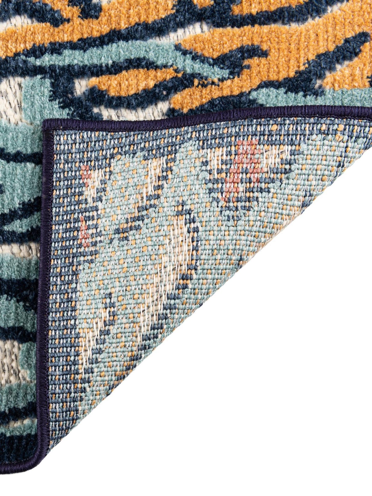 Multicolor 5' 3 x 5' 3 Belize Outdoor Square Area Rug Weather Resistant for Patio, Deck, Terrace, Balcony, Porch 100% Polypropylene Colorful Fun Coastal Modern Carpet for Outside for Sale at Rug Engine