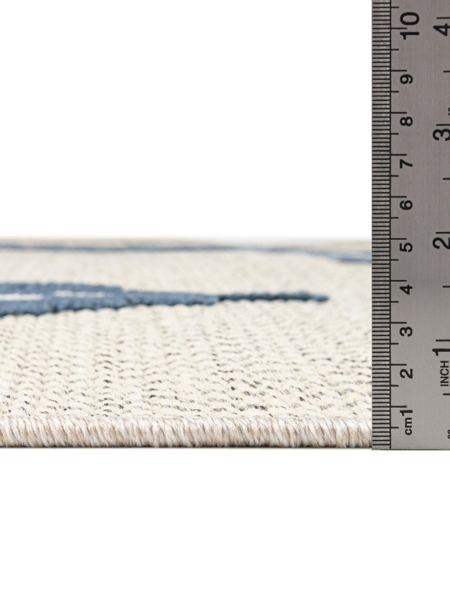 Ivory 6' x 9' Belize Outdoor Rectangle Area Rug Weather Resistant for Patio, Deck, Terrace, Balcony, Porch 100% Polypropylene Colorful Fun Coastal Modern Carpet for Outside for Sale at Rug Engine