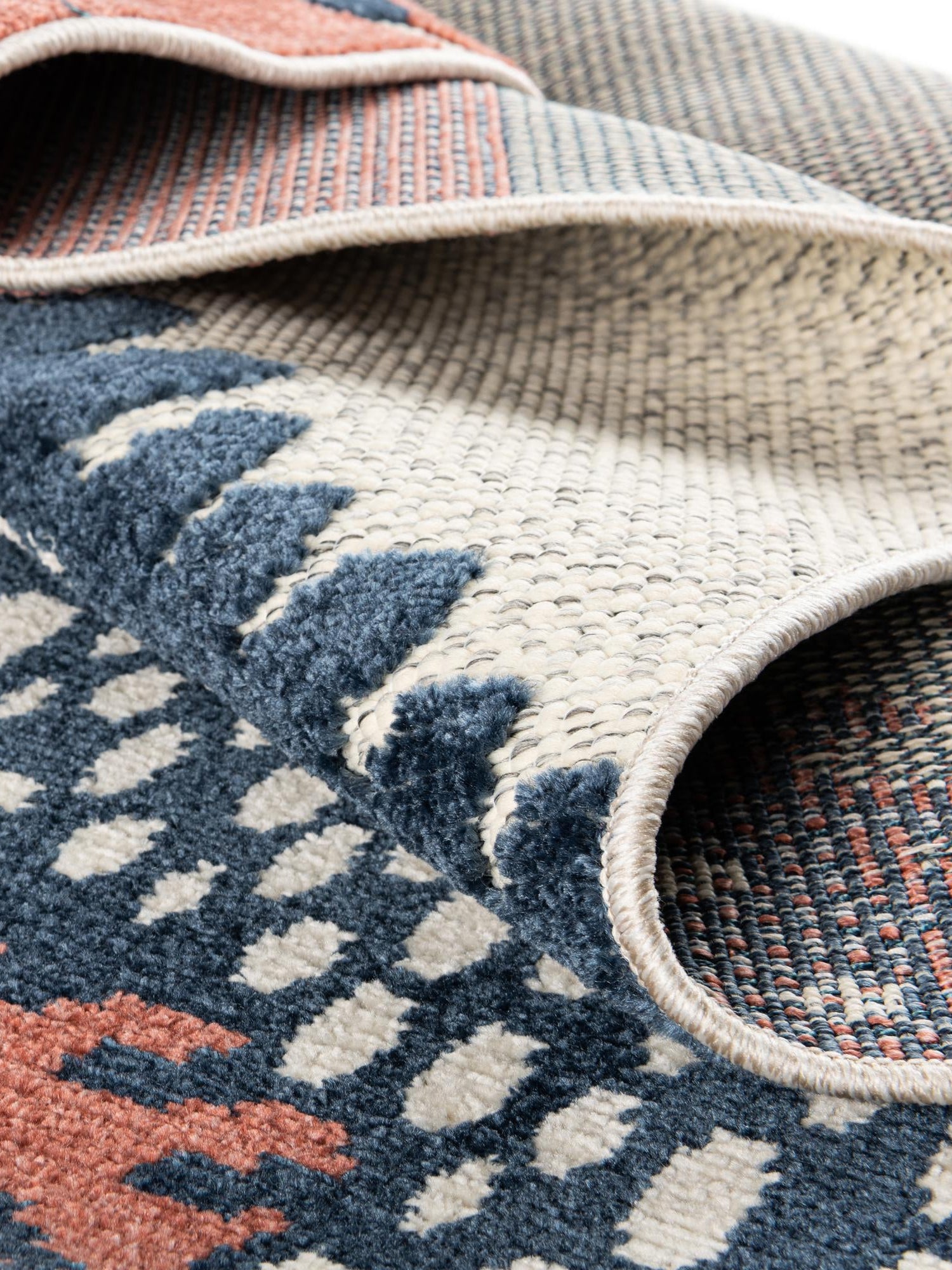Ivory 2' x 3' Belize Outdoor Rectangle Area Rug Weather Resistant for Patio, Deck, Terrace, Balcony, Porch 100% Polypropylene Colorful Fun Coastal Modern Carpet for Outside for Sale at Rug Engine